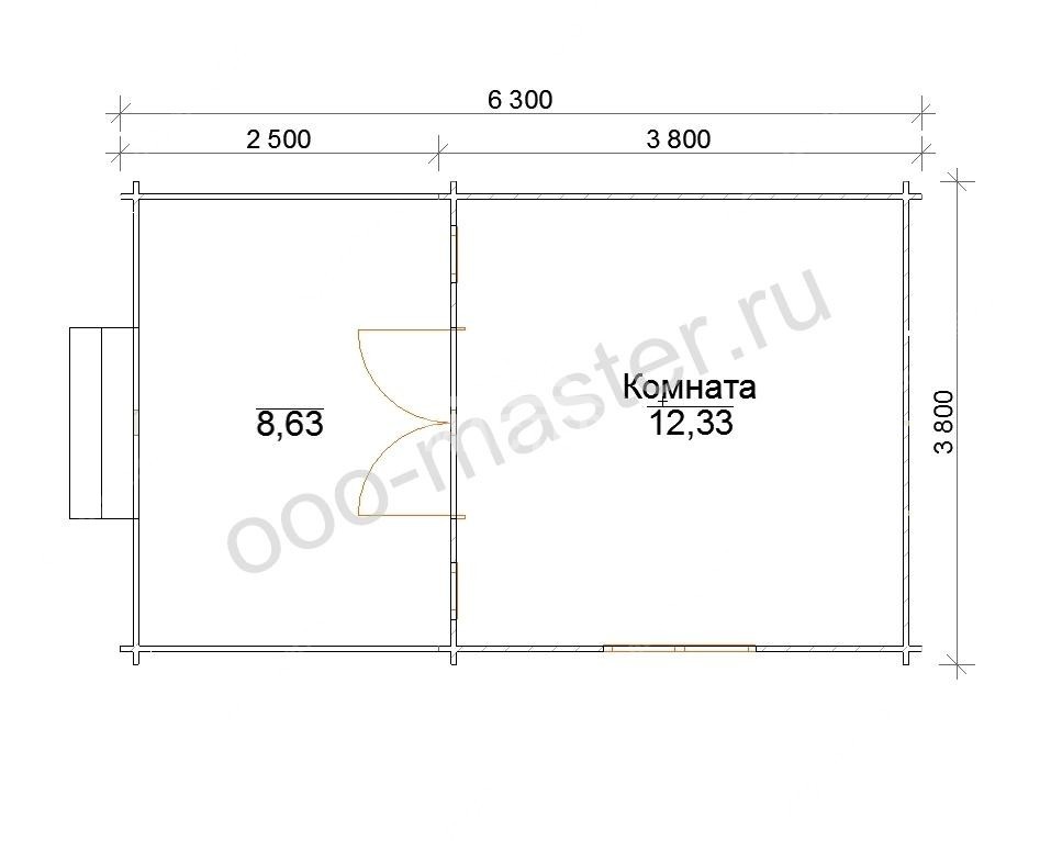 План Уют 3.8х6.3