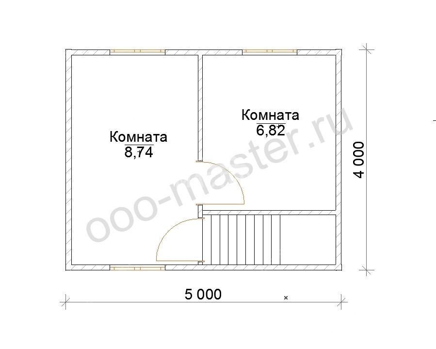 План Раздолье 5х4